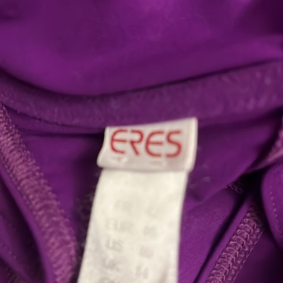 ERES Halter Bikini Purple Bikini Top 10 bottom 12 - Picture 7 of 8